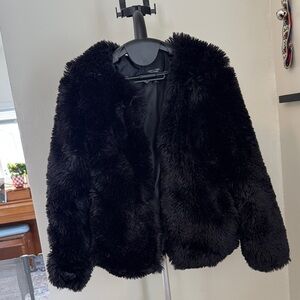 Simply Vera Vera Wang Black Teddy Jacket